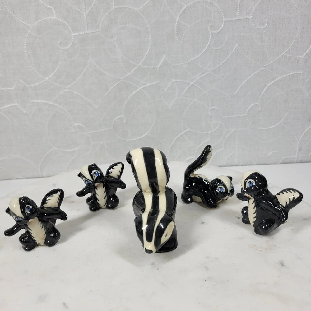 Rare Betty Harrington Skunks Ceramic Arts Wisconsin 3